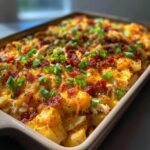 loaded chicken potato casserole