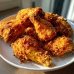 oven fried wings crispy chicken