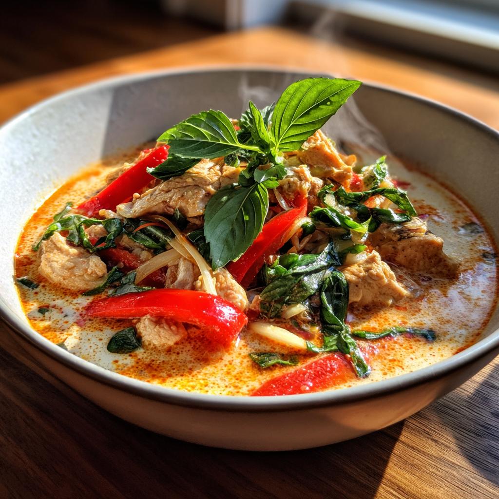 red curry chicken thai
