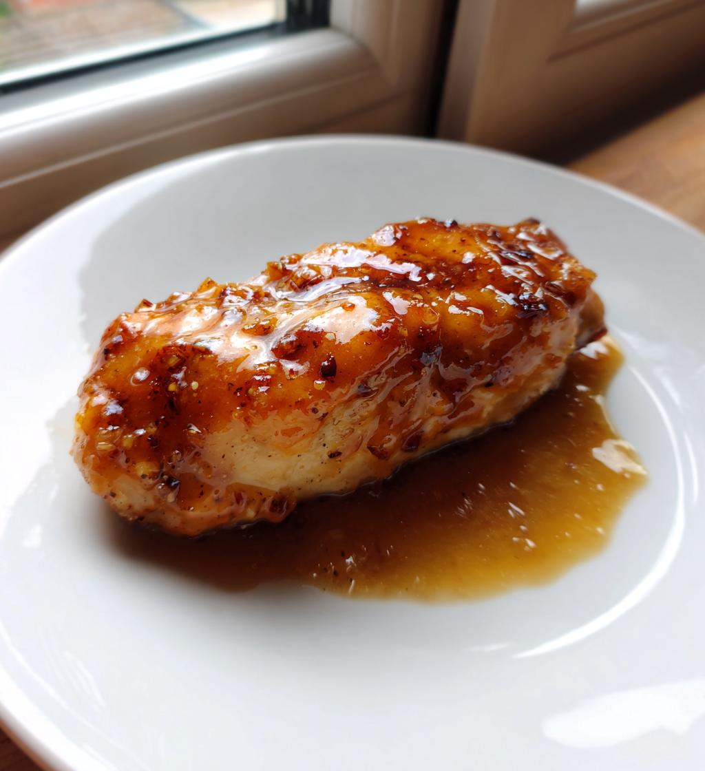 slow cooker chicken honey garlic - detail 1