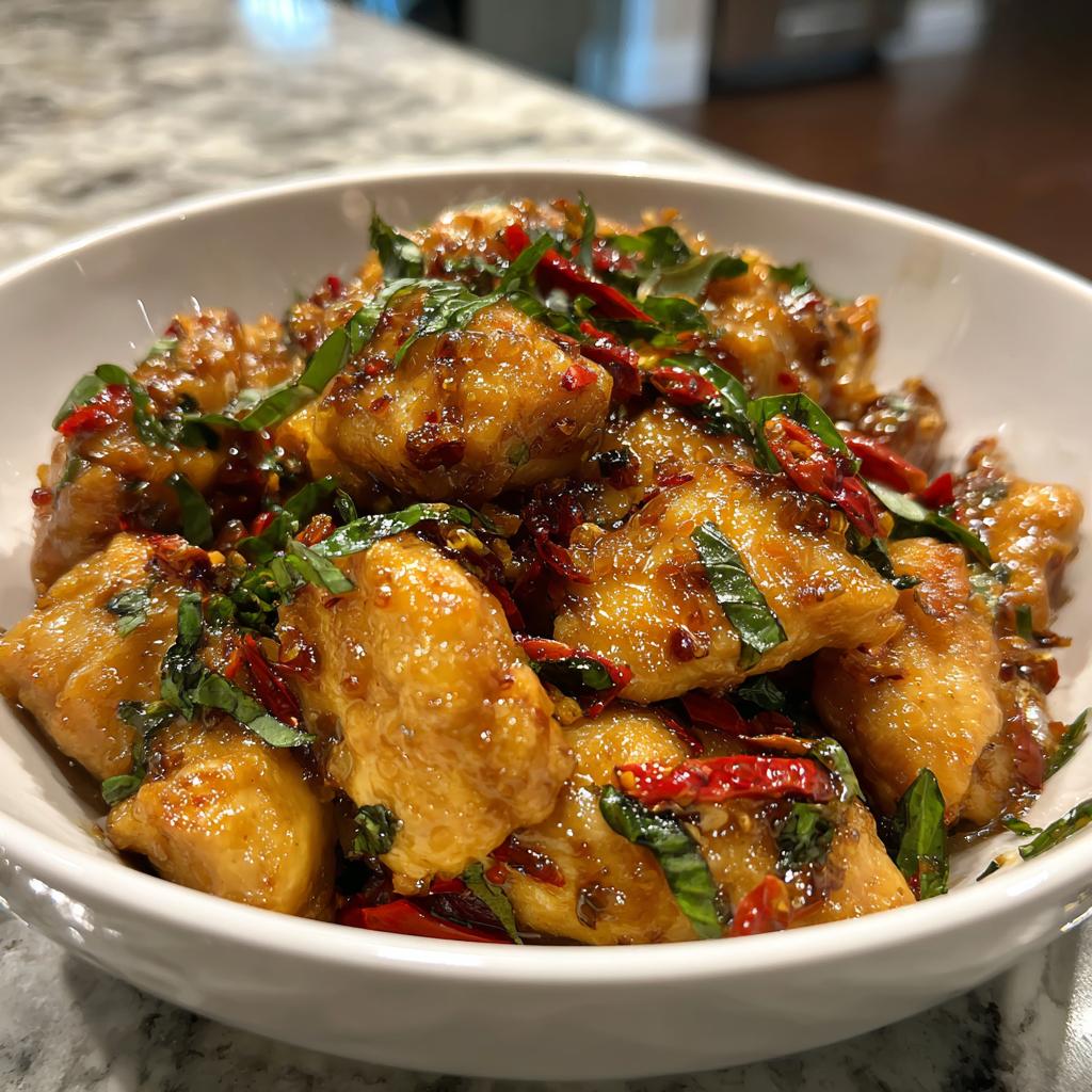 thai chicken - detail 1