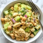 vegan chickpea chicken salad