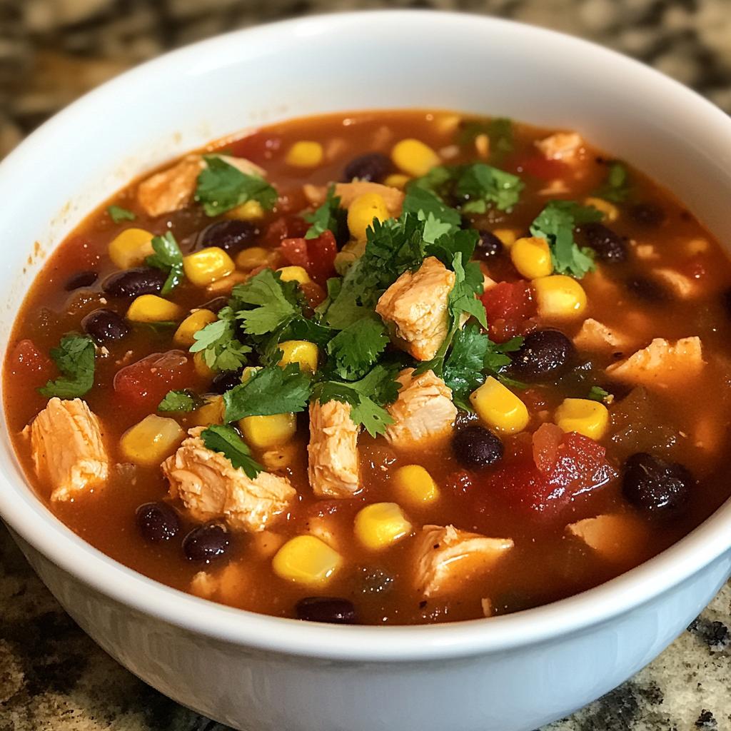 weight watcher chicken tortilla soup