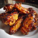 Air Fryer Balsamic Glazed Wings