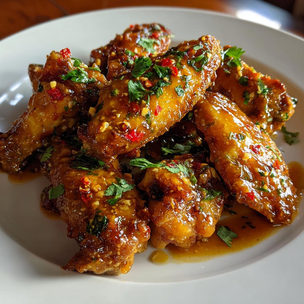 Air Fryer Thai Peanut Wings