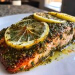 Baked Pesto Salmon