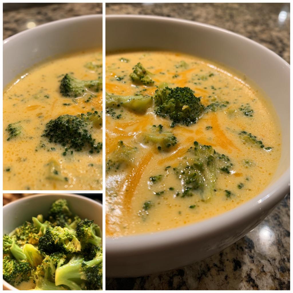 Broccoli Cheddar Soup - detail 1