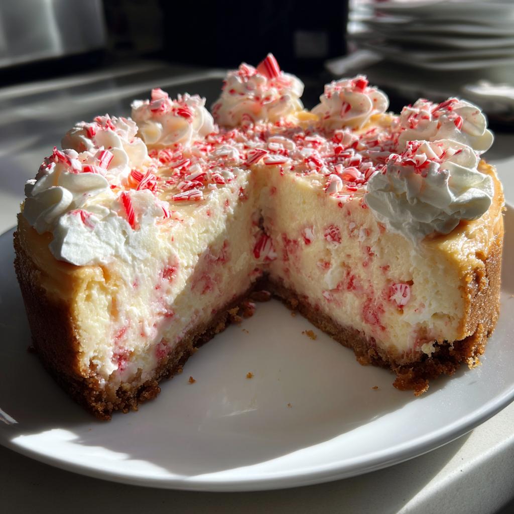 Candy Cane Cheesecake (Christmas) - detail 1