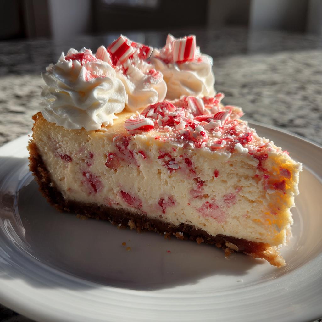 Candy Cane Cheesecake (Christmas)