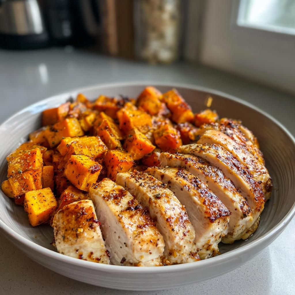 Chicken and Sweet Potato Meal Prep Bowls - detail 1