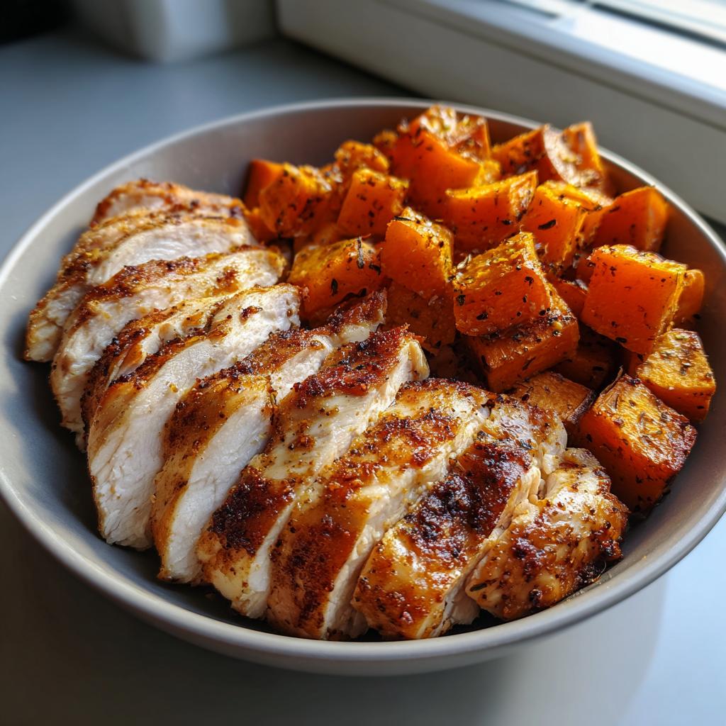 Chicken and Sweet Potato Meal Prep Bowls