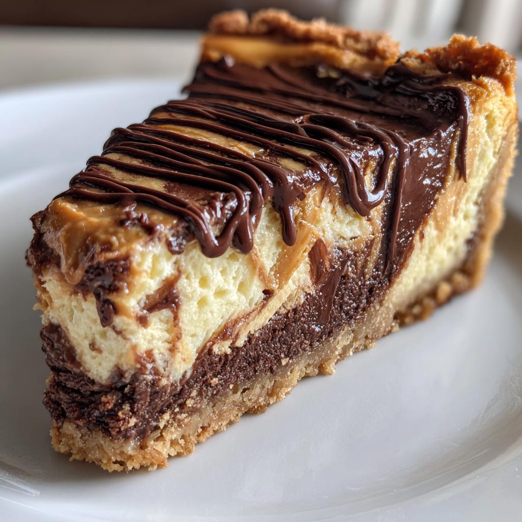 Chocolate Peanut Butter Cheesecake
