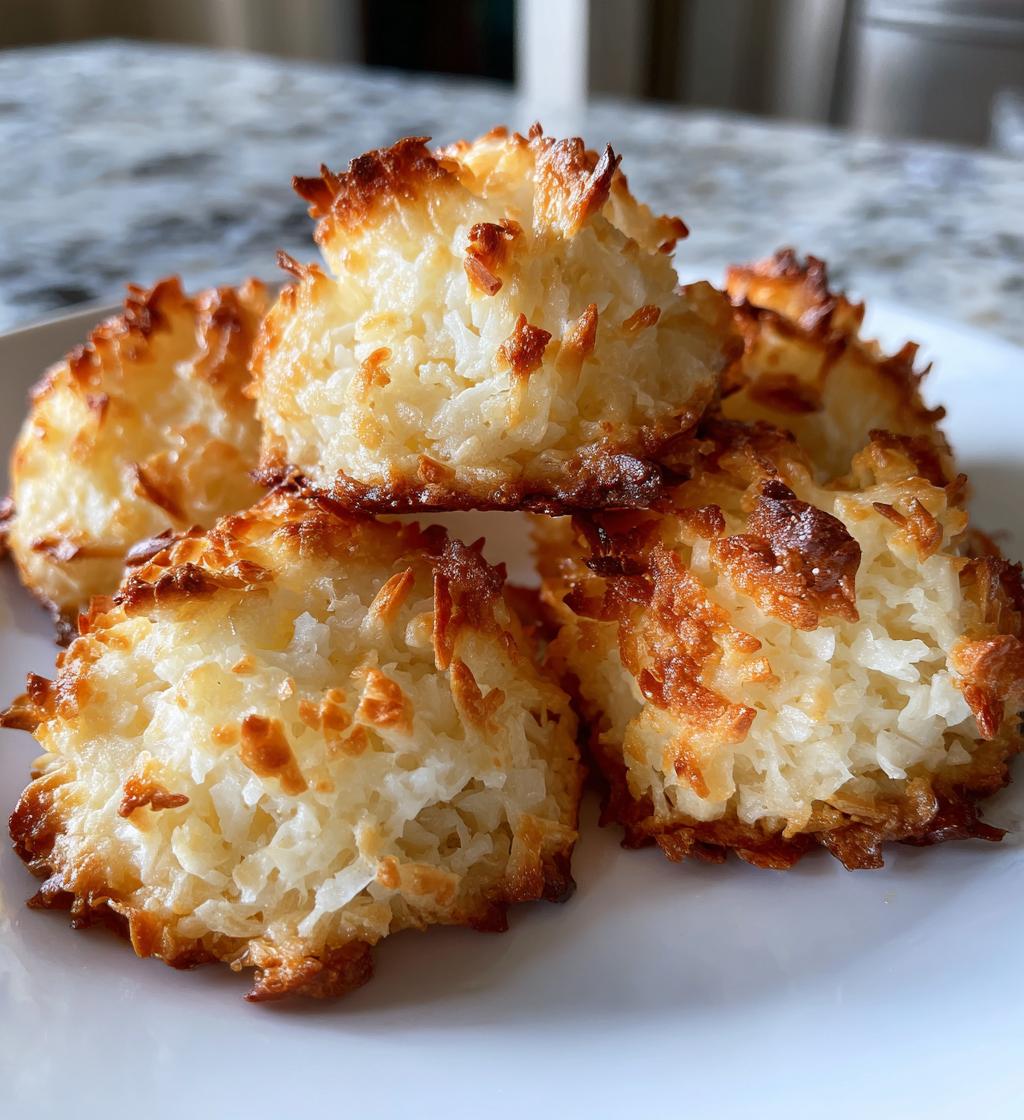 Coconut Macaroons - detail 1