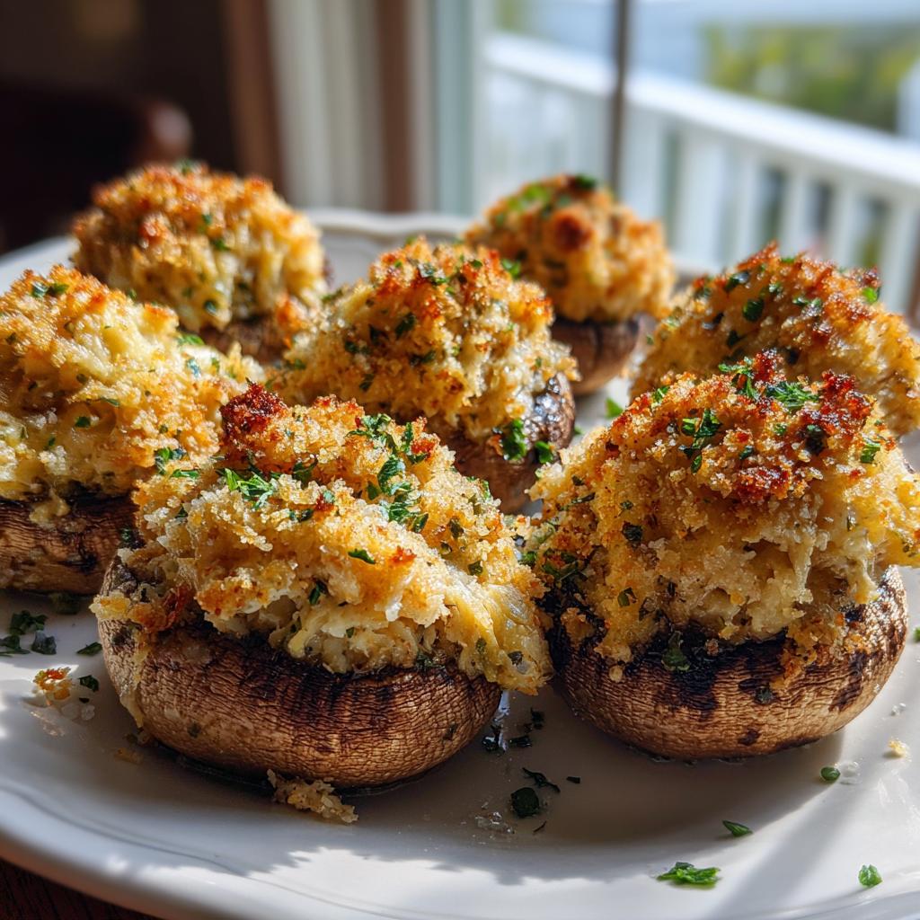 Crab-Stuffed Mushrooms - detail 1