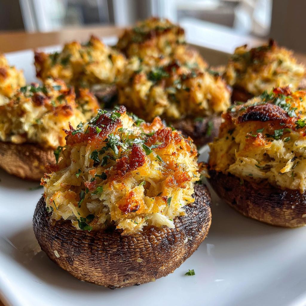Crab-Stuffed Mushrooms
