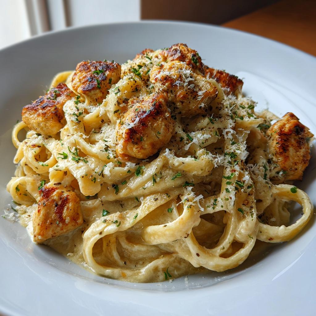 Creamy Chicken Alfredo Pasta - detail 1