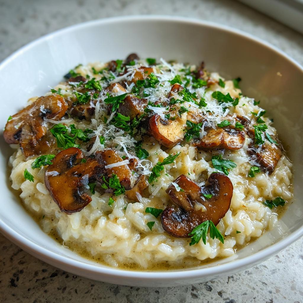 Creamy Mushroom Risotto