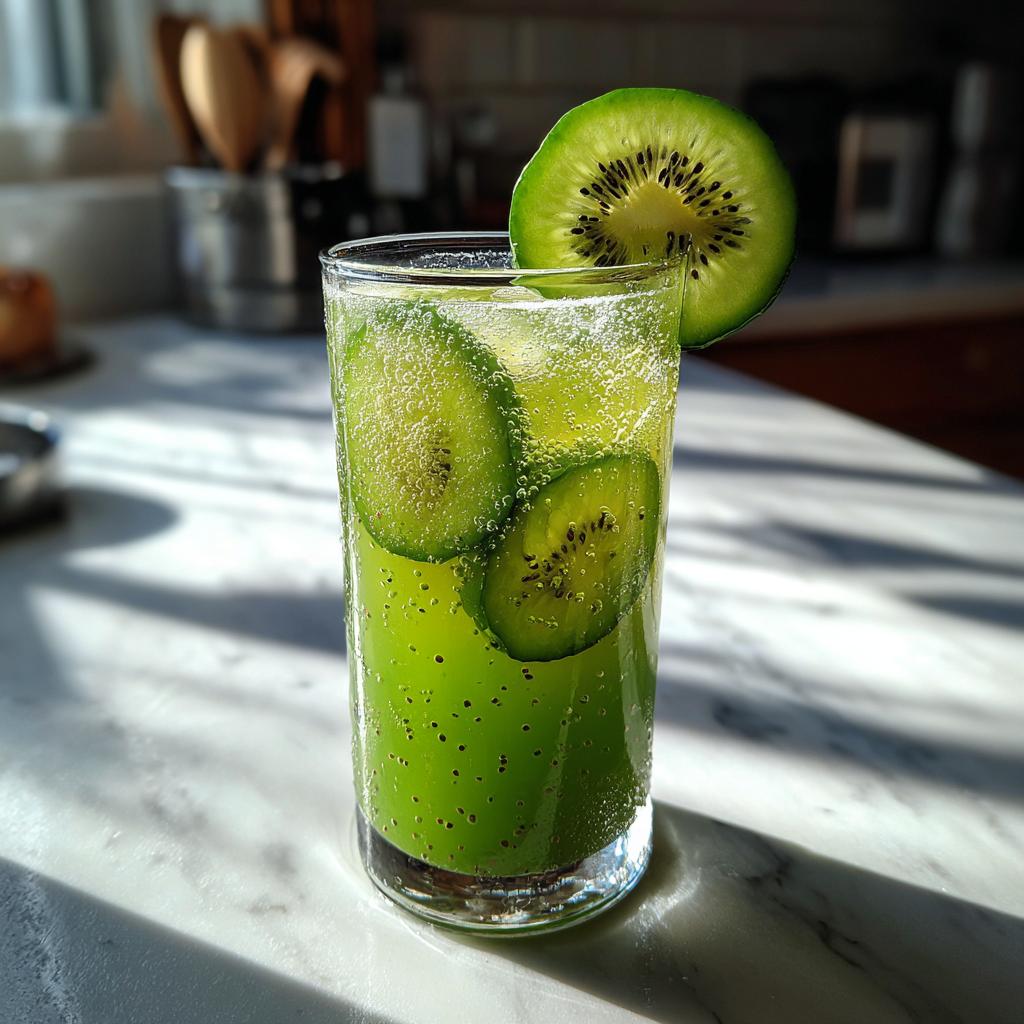 Kiwi Cucumber Juice - detail 1