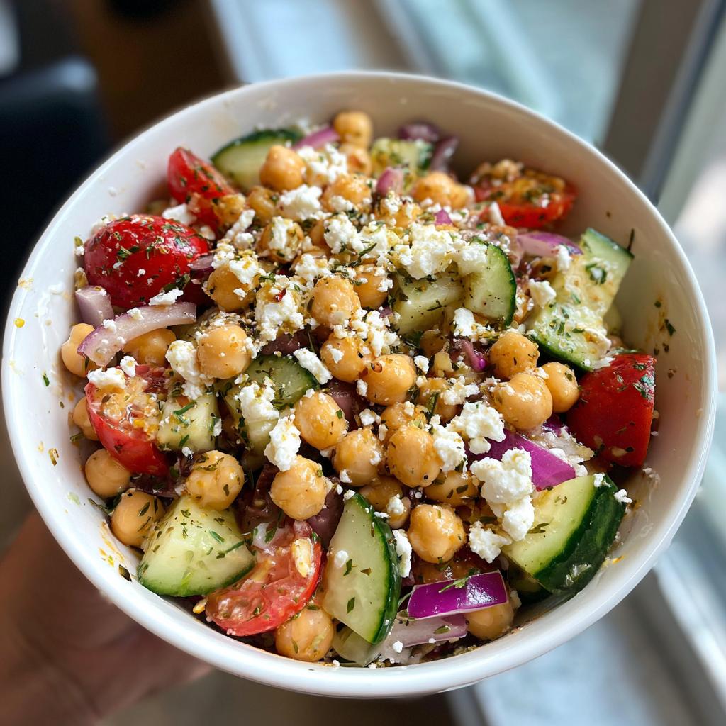 Mediterranean Chickpea Salad - detail 1