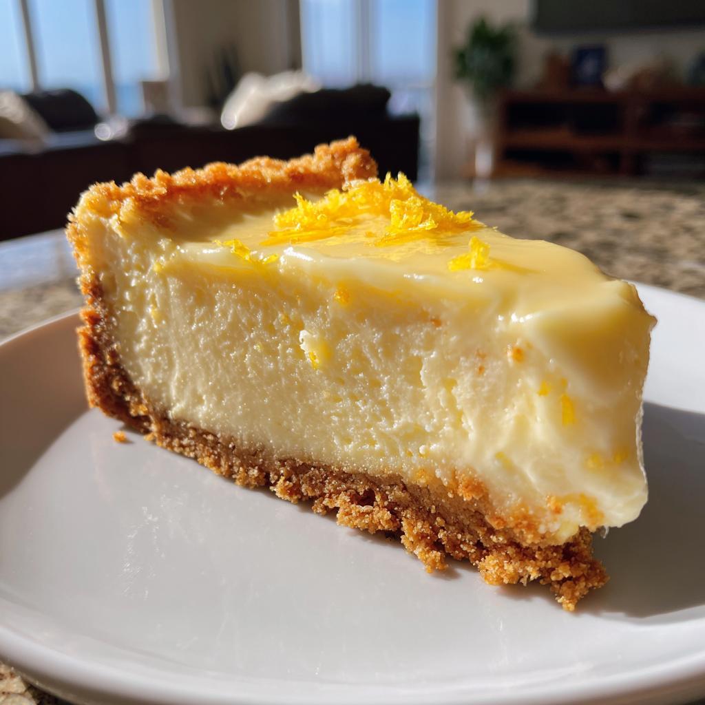 Meyer Lemon Cheesecake