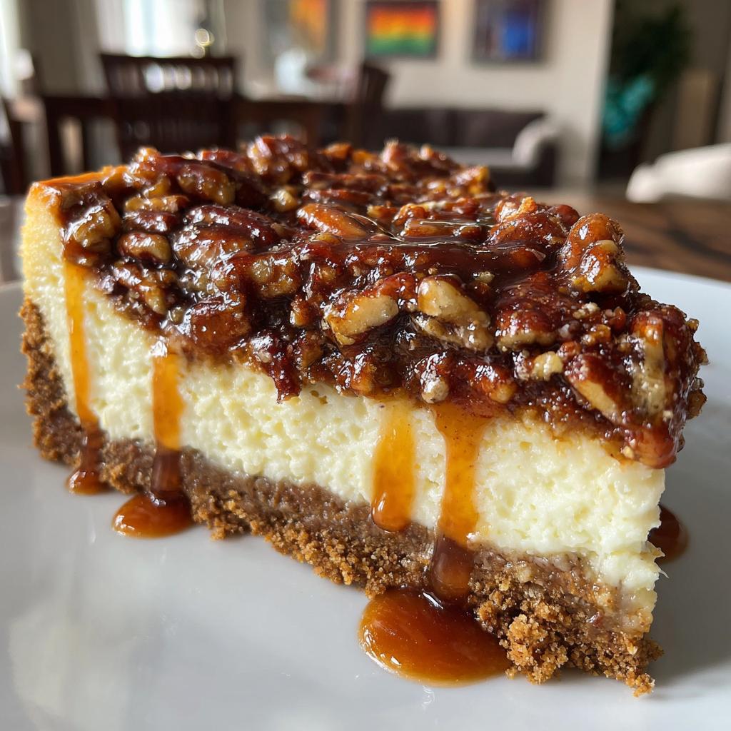 Pecan Pie Cheesecake - detail 1