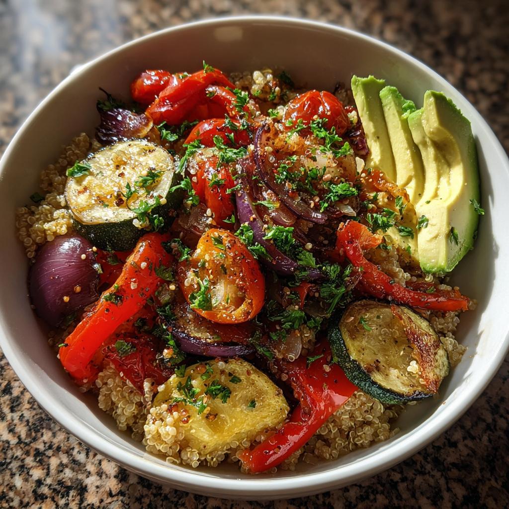 Quinoa and Roasted Vegetable Bowl