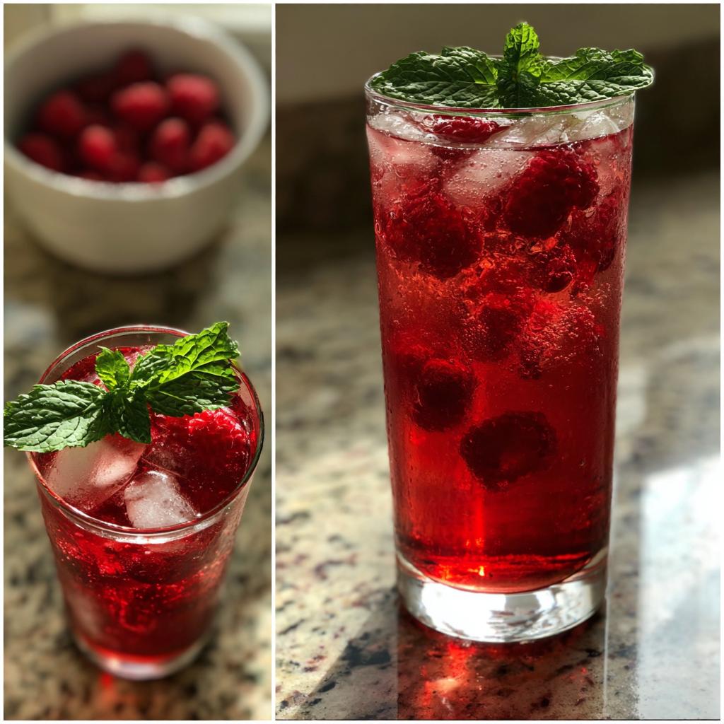 Raspberry Iced Tea - detail 1