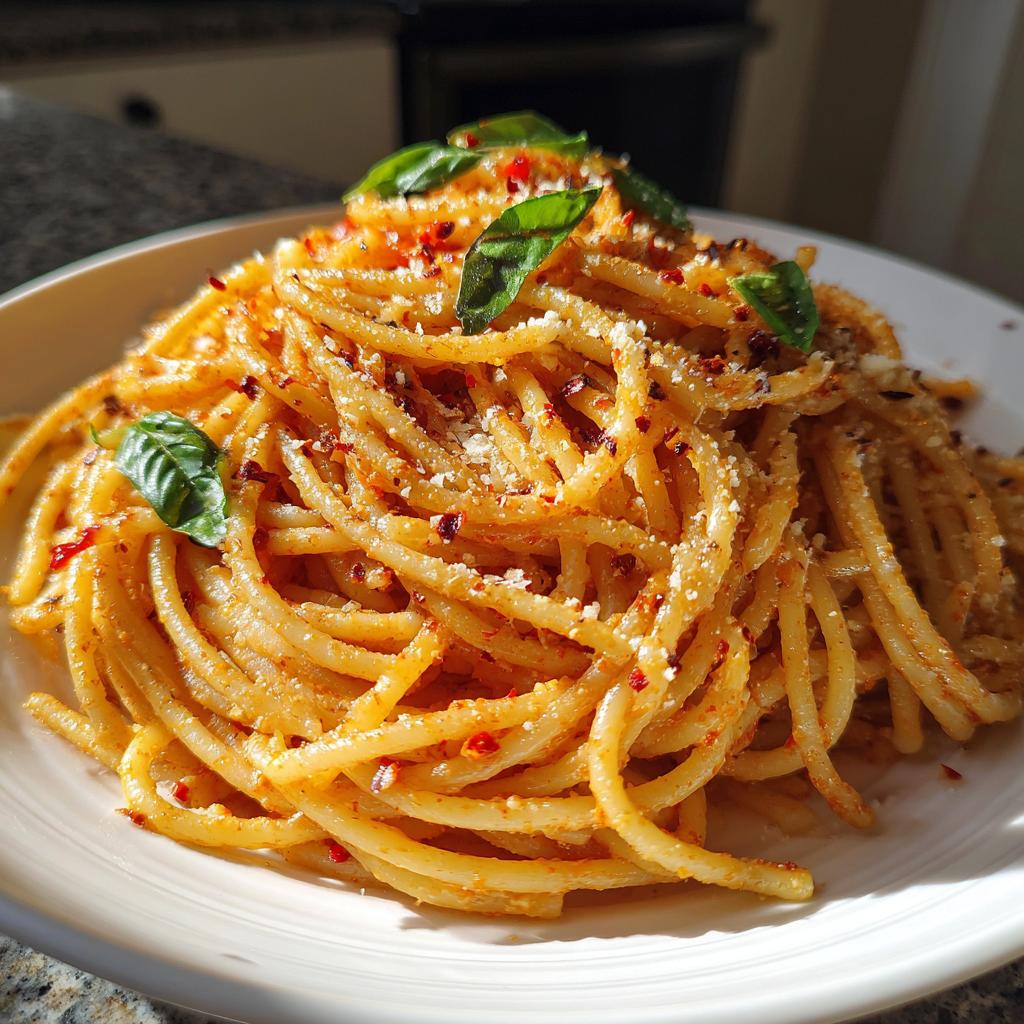 Roasted Red Pepper Pasta - detail 1