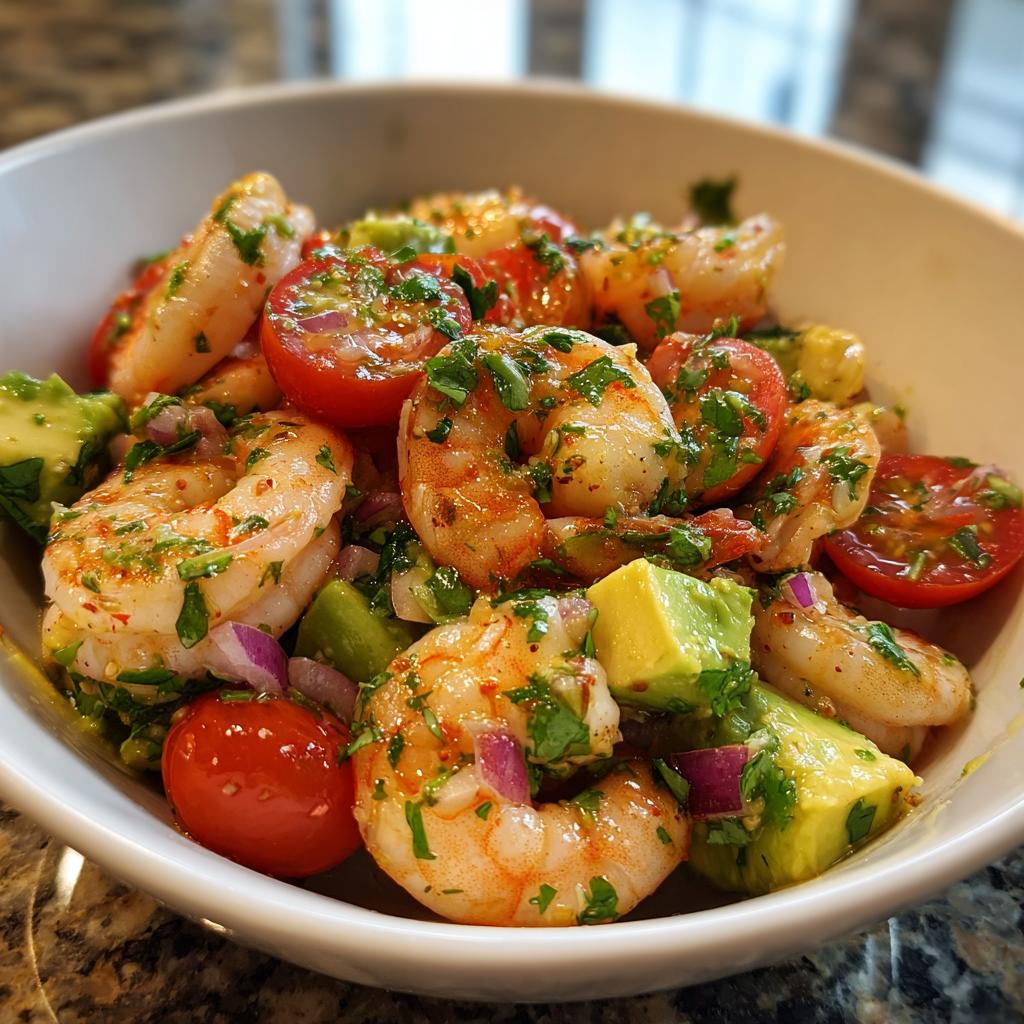 Shrimp and Avocado Salad - detail 2