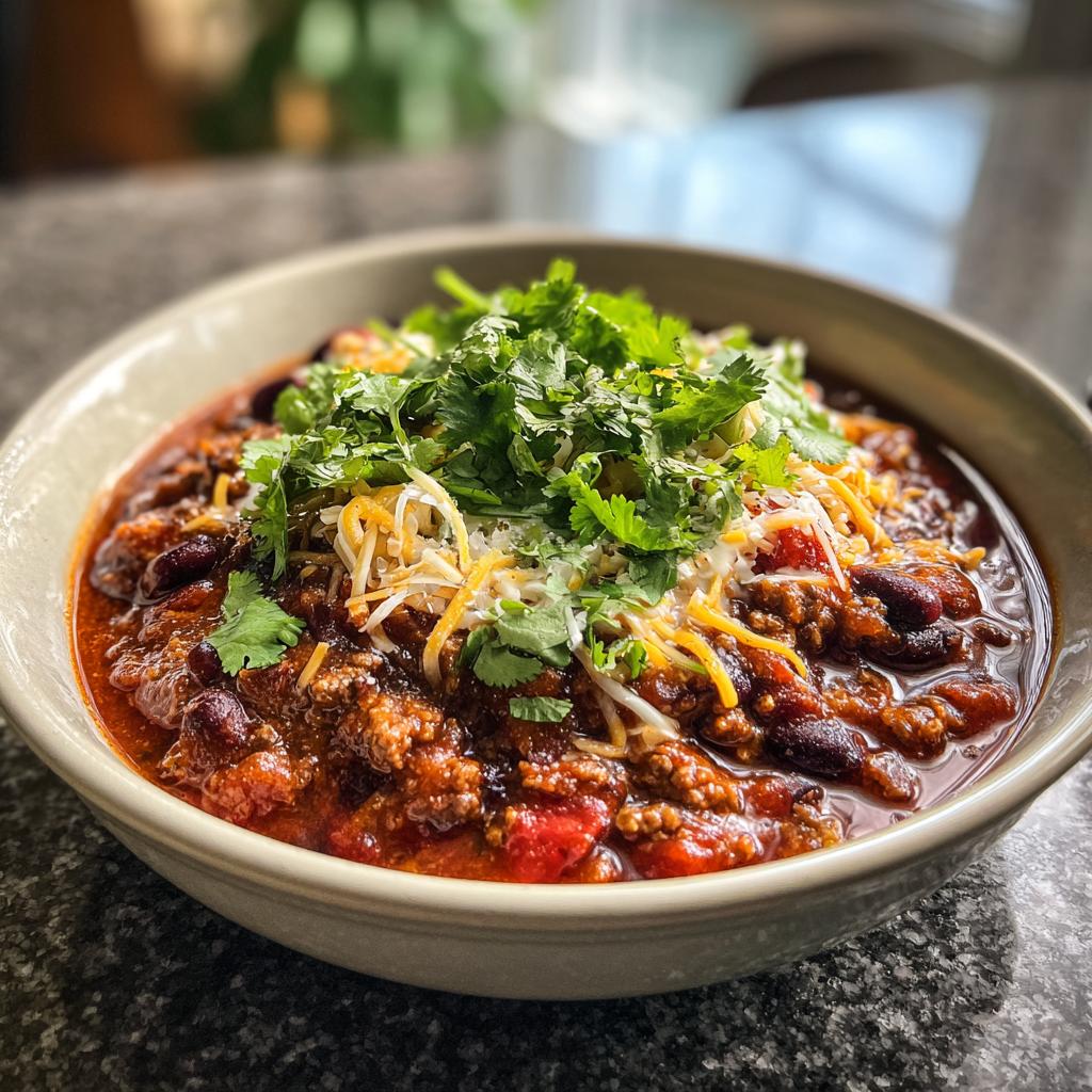 Slow Cooker Chili - detail 1
