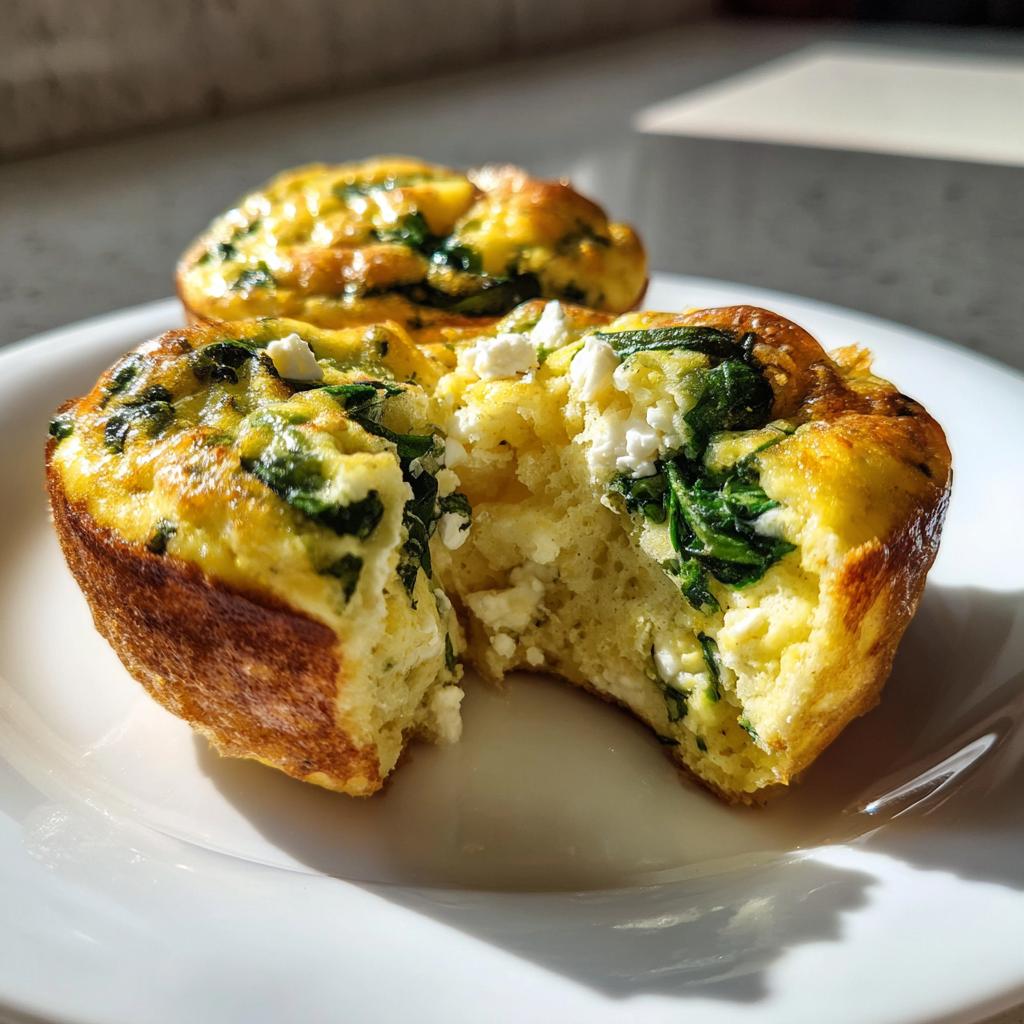 Spinach and Feta Egg Muffins