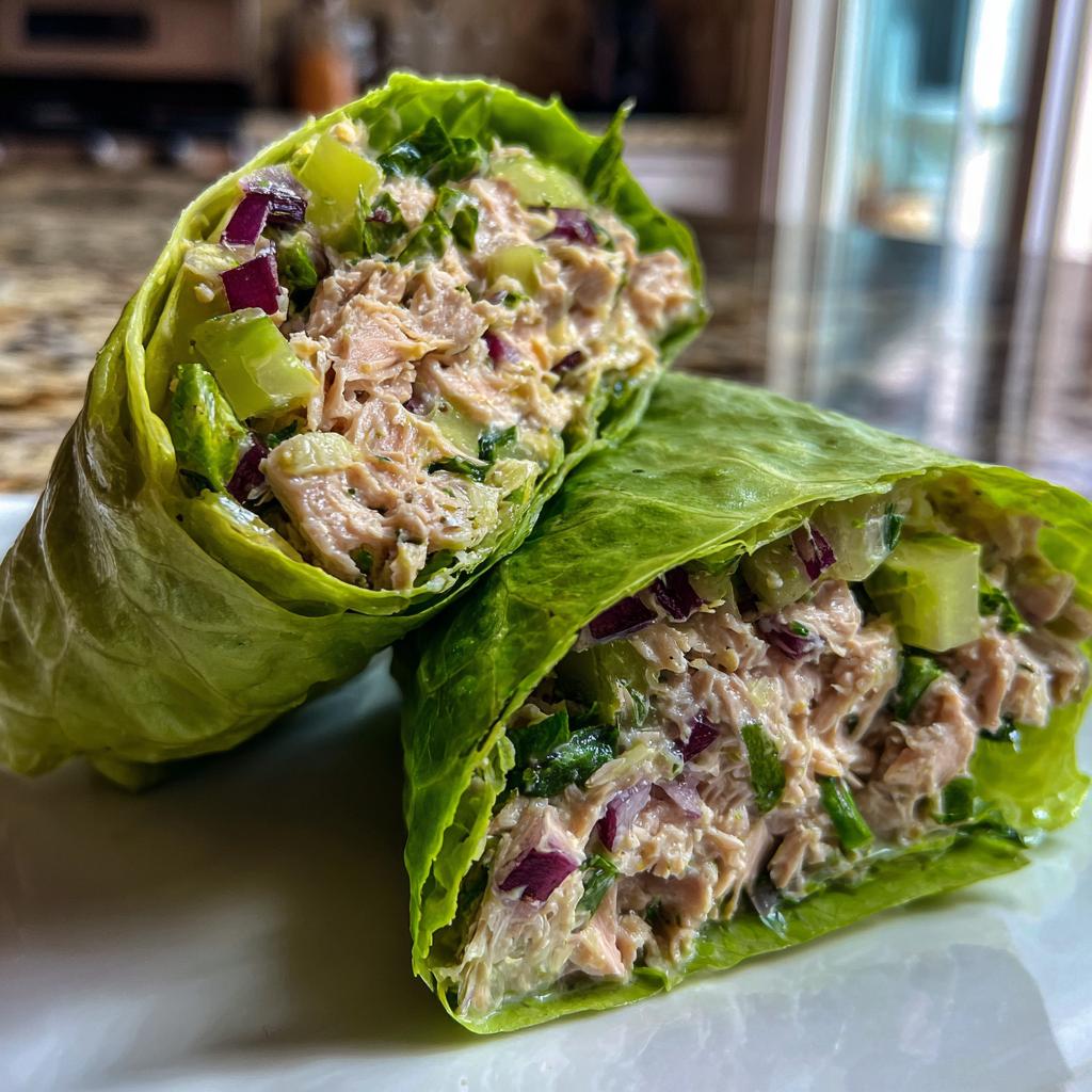 Tuna Salad Lettuce Wraps - detail 1