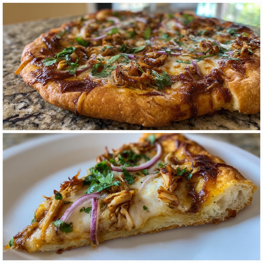 bbq chicken pizza - detail 1