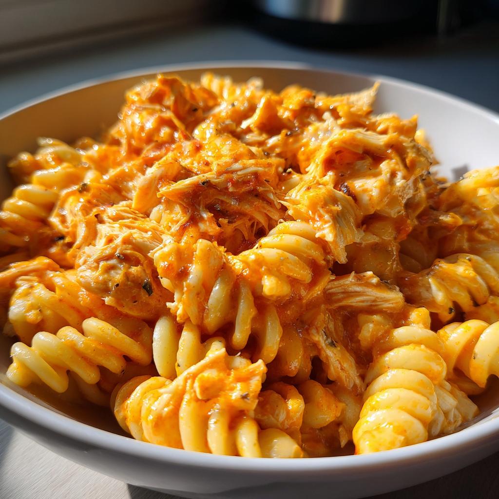 buffalo chicken pasta - detail 1