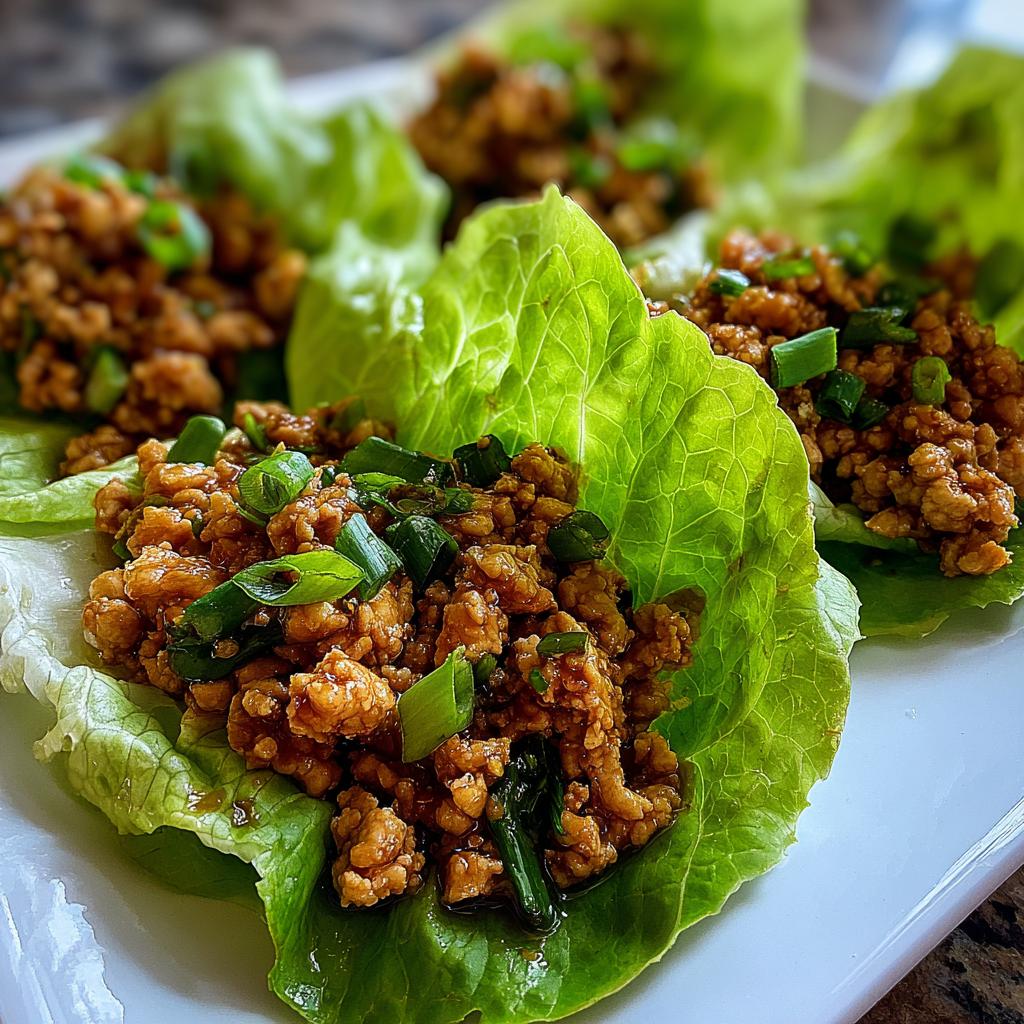 chicken lettuce wraps - detail 1