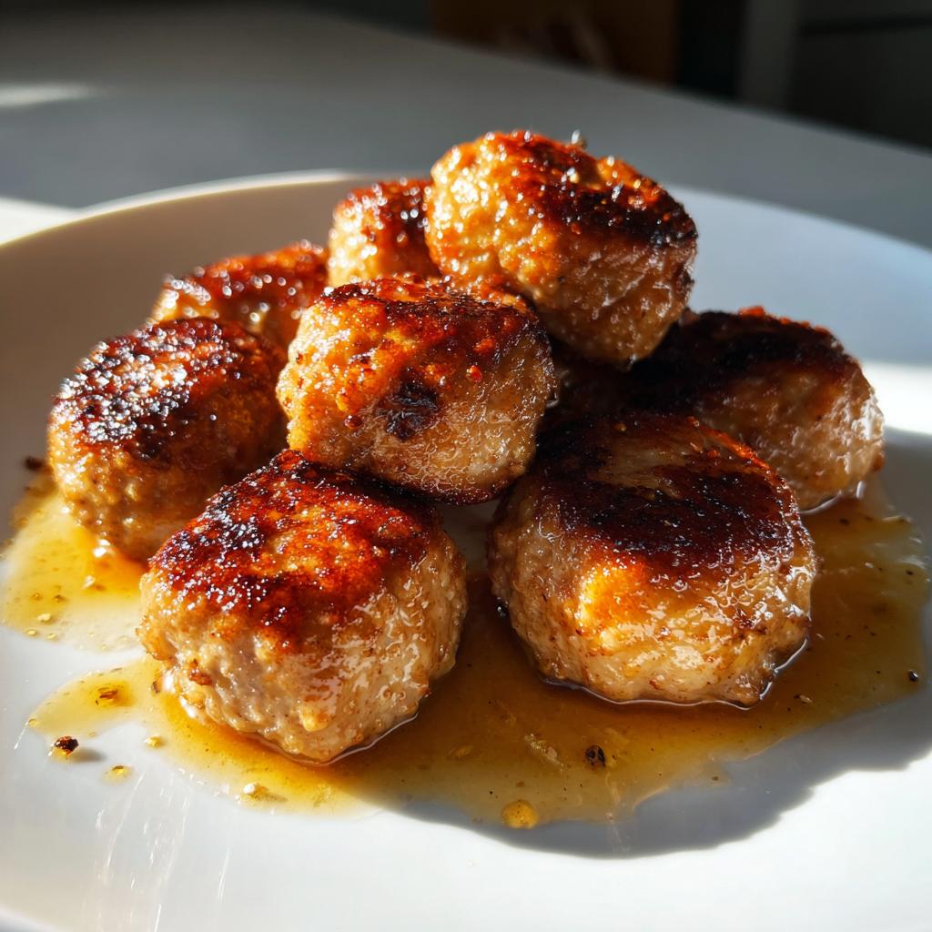 chicken meatballs - detail 1