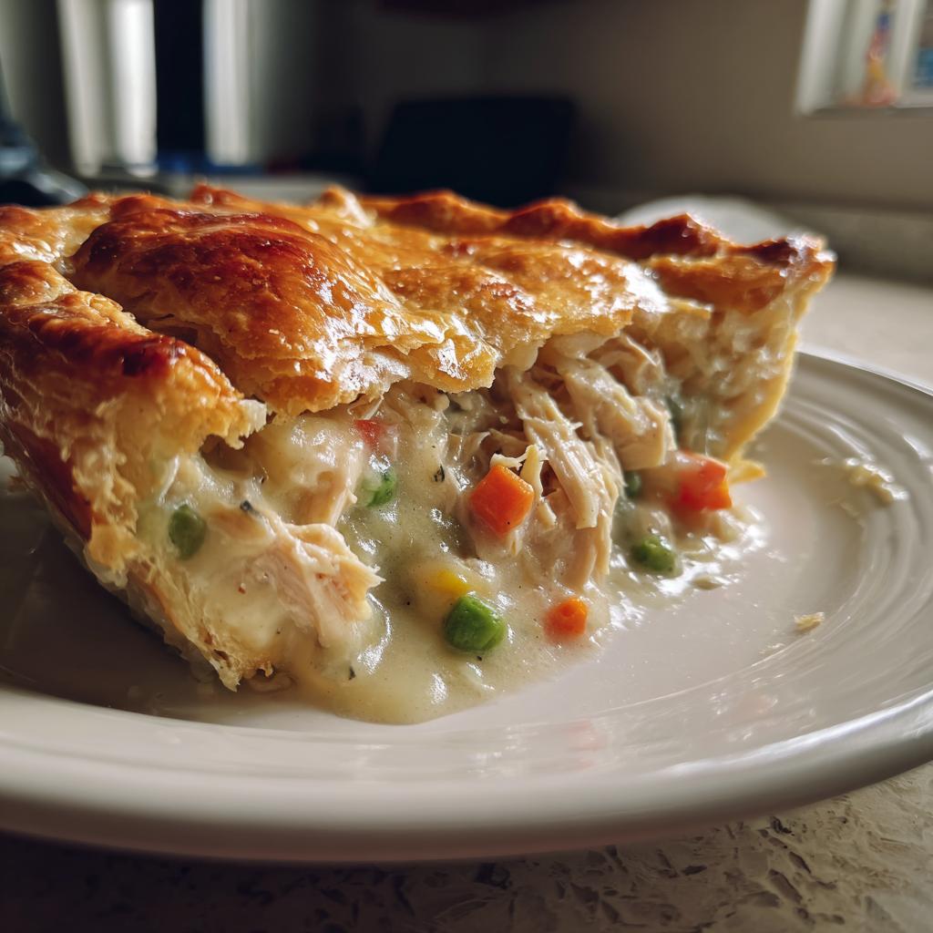 chicken pot pie casserole - detail 1