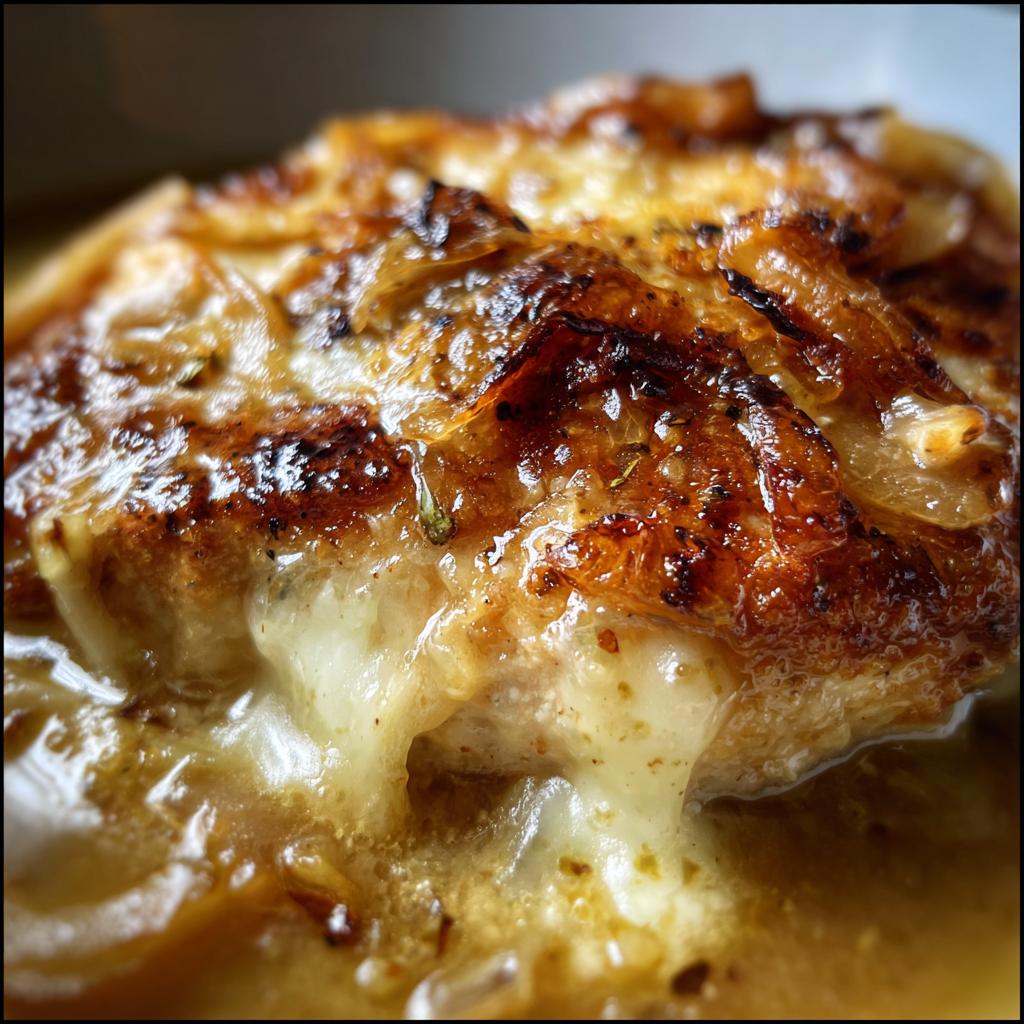 french onion chicken - detail 2
