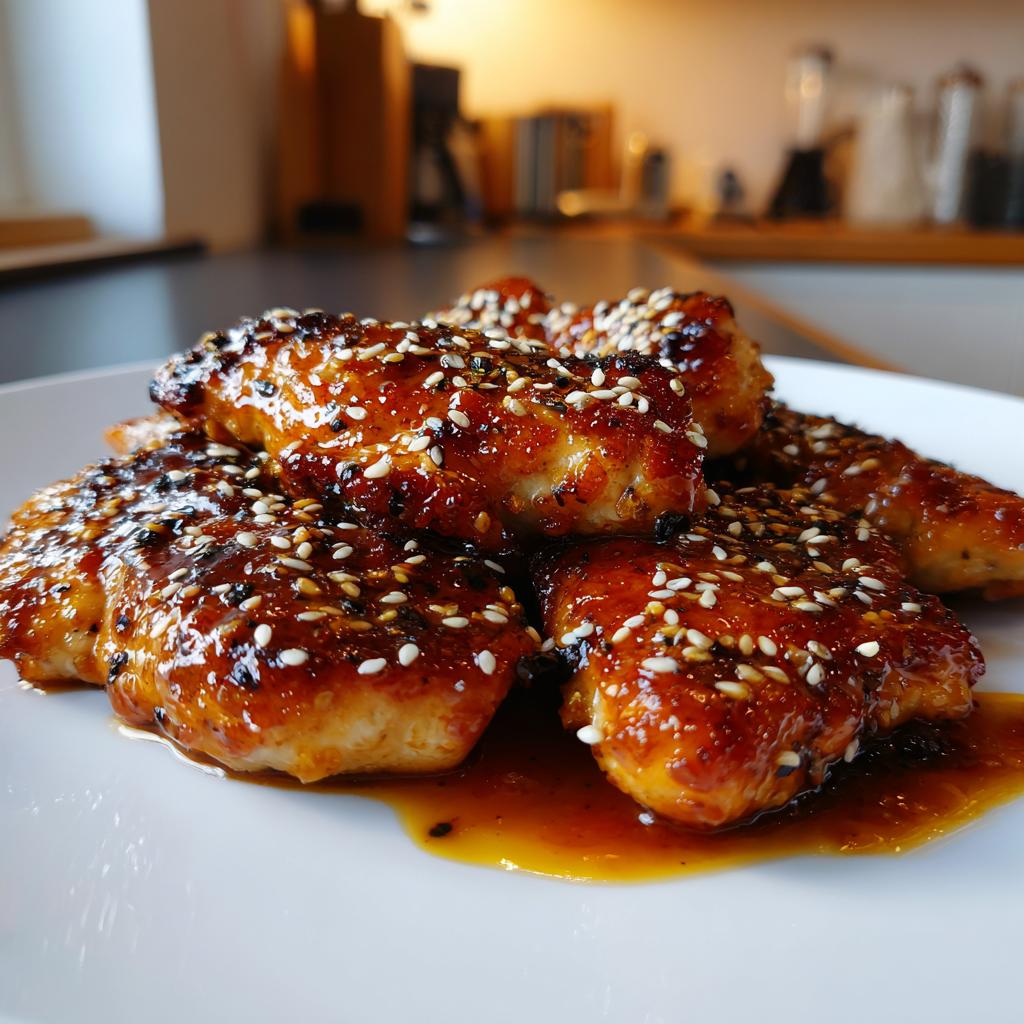 honey chicken - detail 1