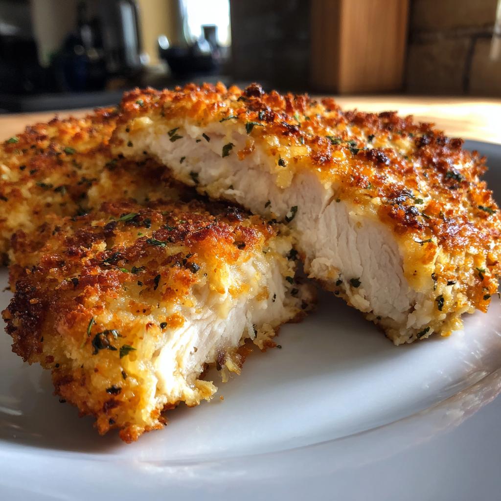 longhorn parmesan crusted chicken - detail 1