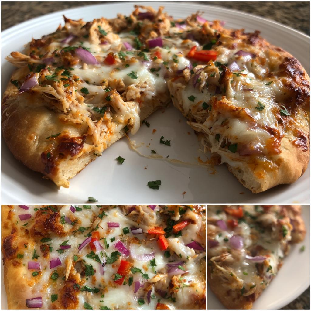 naan chicken pizza - detail 1