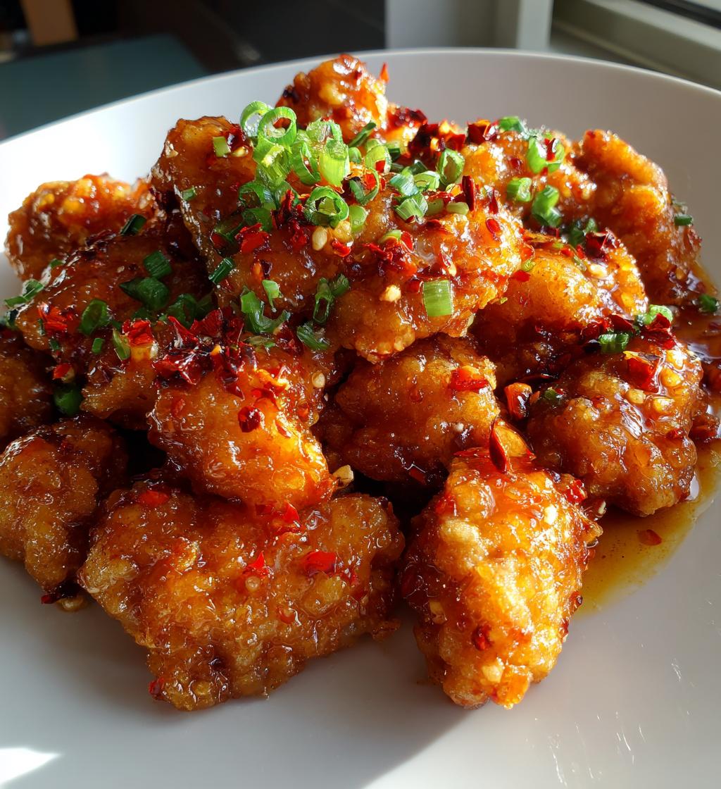 orange chicken - detail 1