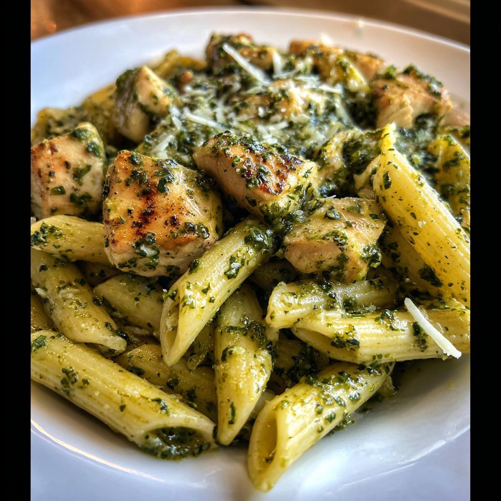 pesto chicken pasta