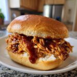 pulled chicken sandwiches