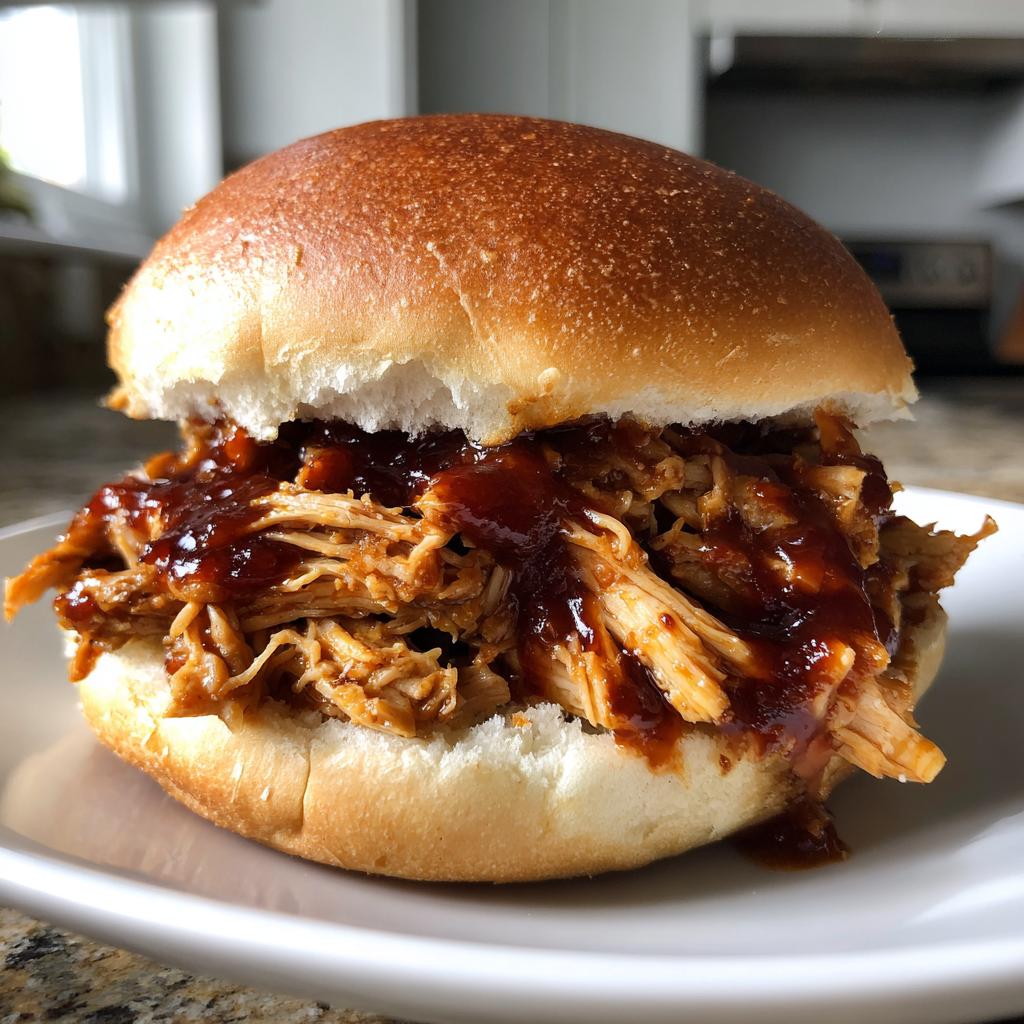 pulled chicken sandwiches - detail 2
