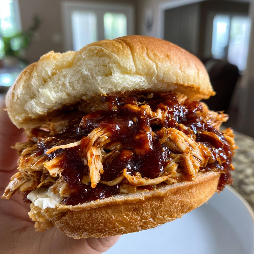 pulled chicken sandwiches - detail 3