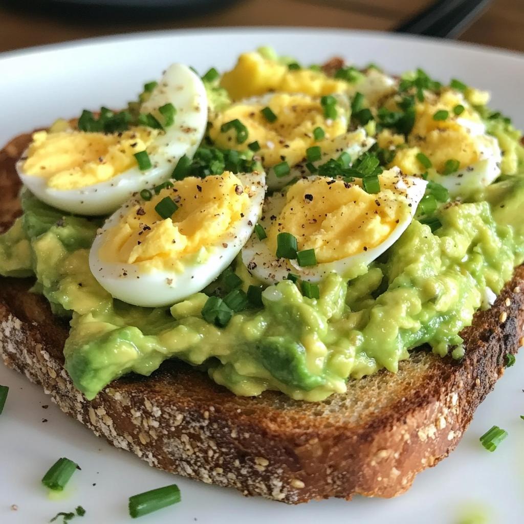 Avocado Egg Salad on Whole Grain Toast