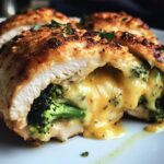 Broccoli Cheddar Stuffed Chicken