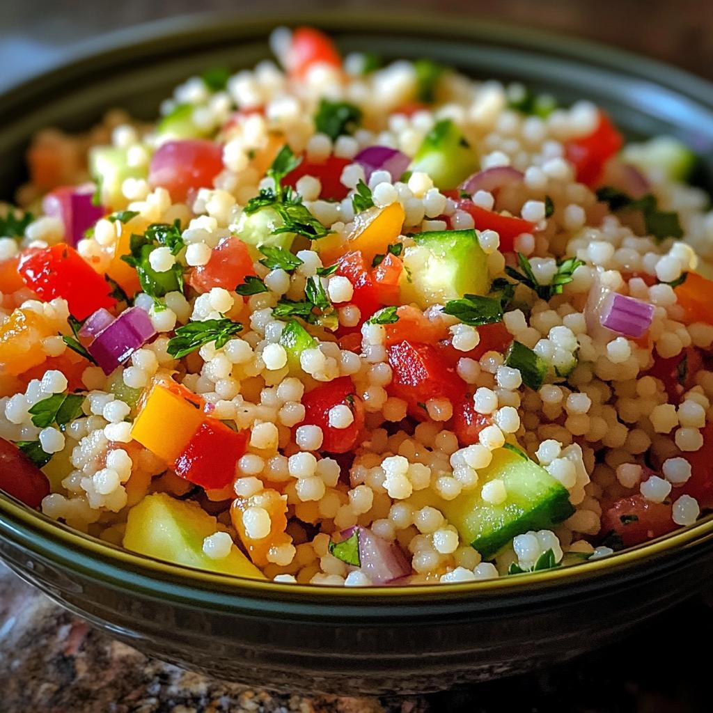Couscous Salad with Vegetables - detail 1