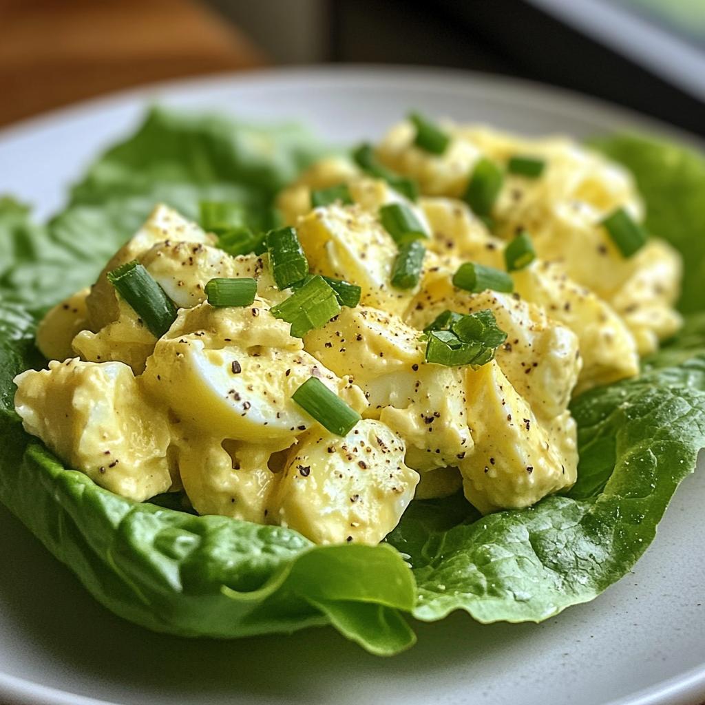 Keto Egg Salad Lettuce Wraps